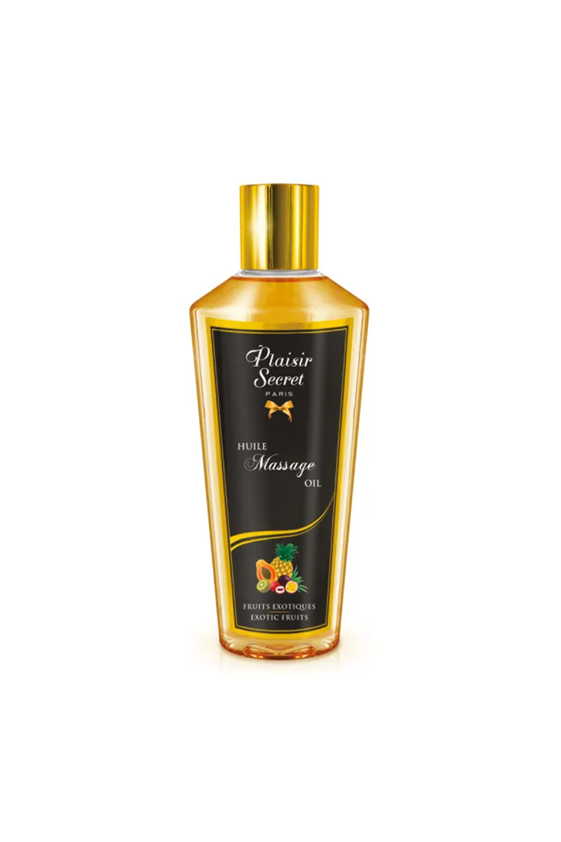 Huile de massage fruits exotiques 30ml - Plaisir Secret